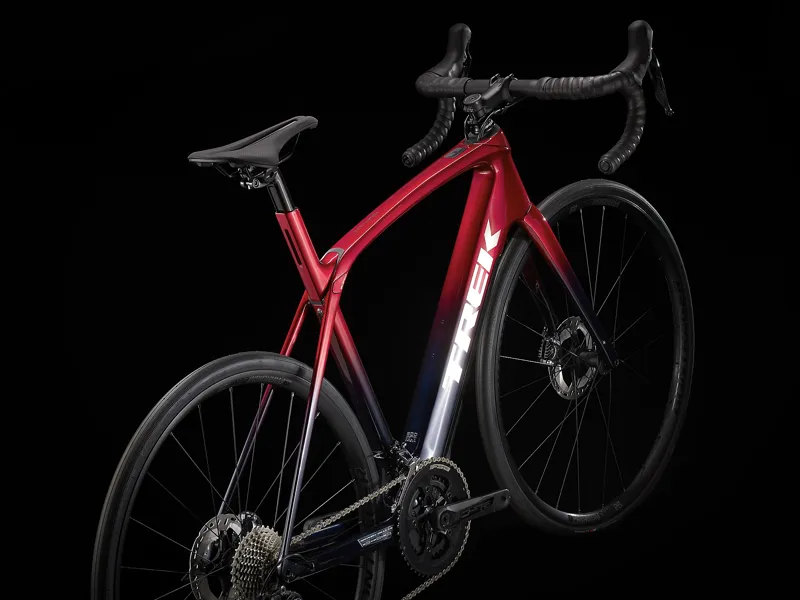 2022 Trek Domane+ Lt Road Bike Rage Red to Deep Dark Blue Fade-2